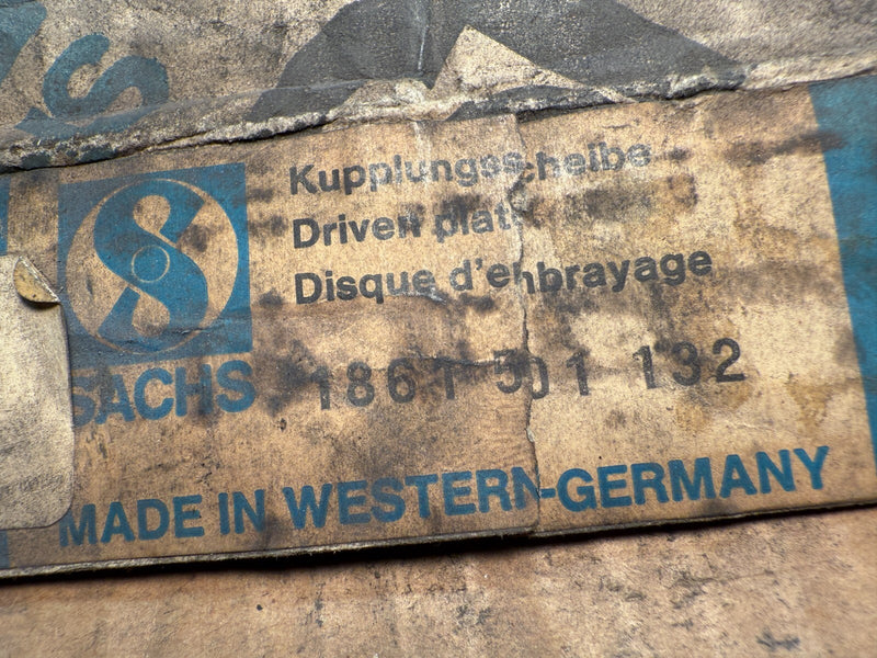 NOS Sachs CLUTCH DISC BMW 5 E28 E12 2000 1861 301 132 2002 E10 E6 C12-14