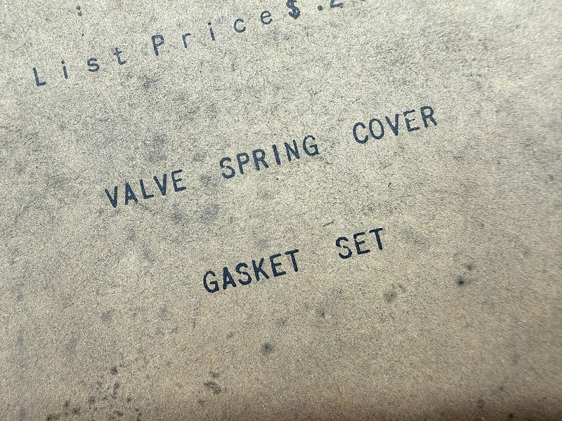 NOS 1937 - 1942  DODGE PLYMOUTH VALVE COVER GASKET SET 780469 B54-78
