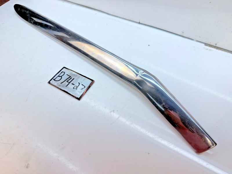 OEM 1960 Impala Bel Air RH Passenger Side Trunk Stainless Trim Molding B74-27
