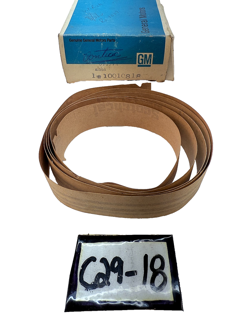 NOS PONTIAC GM STRIPE DECAL 10010818 C29-18