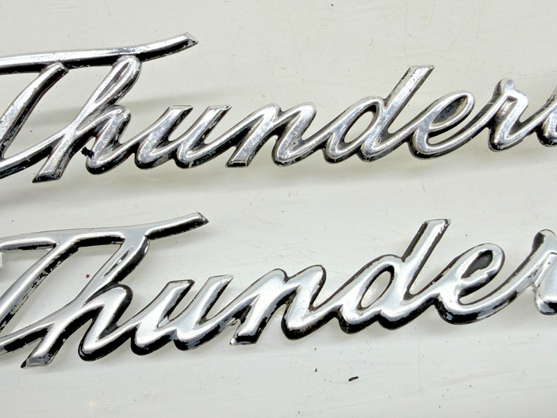 OEM 1960 - 1969 Ford Thunderbird Emblem Badge Pair C5SB-63291A36-A E9-35