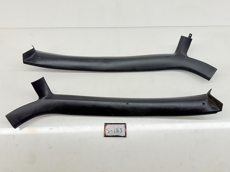 1987 - 1993 Ford Mustang Black Pillar Trim Windshield Headliner Factory GT S-183