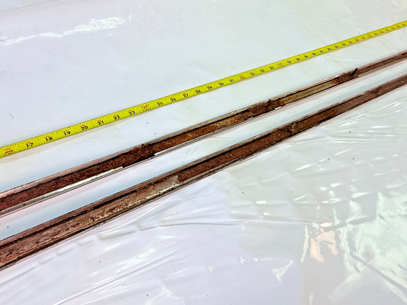 OEM 1960 Chevrolet Impala 4 Door Rear Long Quarter Fin Molding 69.5" 60 S1-63