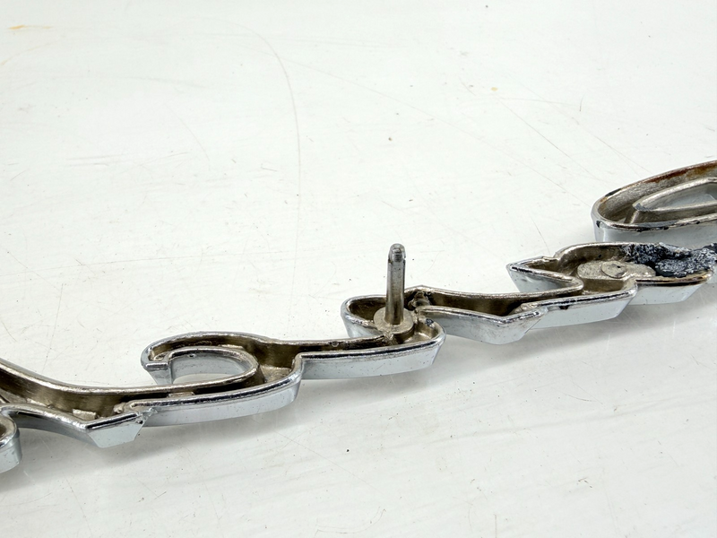 OEM 1966 1967 Ford Ranch Wagon Fender Chrome Emblem C69-25