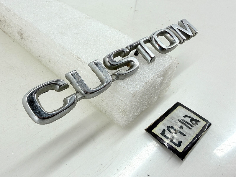 OEM 1980 - 1986 Ford F150 F250 F350 Custom Emblem E0TB-16B114-CC E9-112