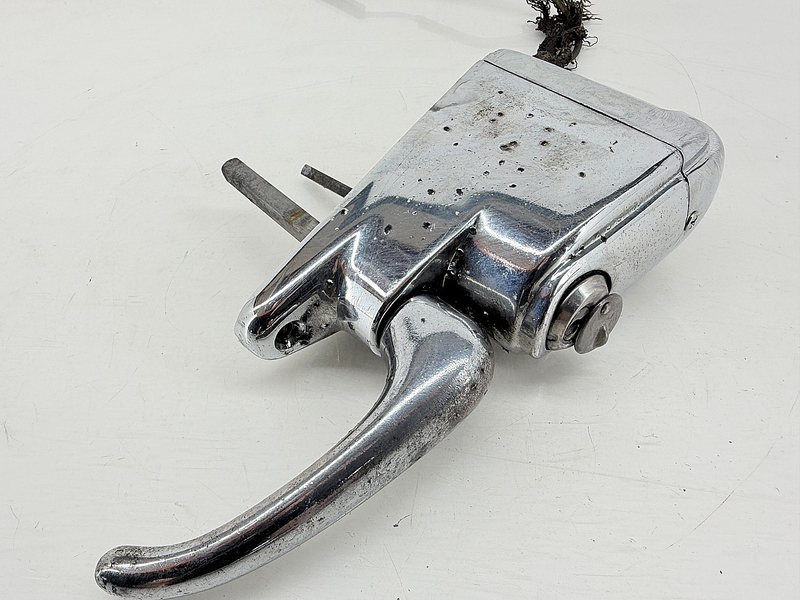 1946 1947 1948 Dodge Plymouth Chrysler Desoto Trunk Handle w/ Light & Glass Lens