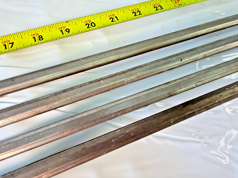 OEM 1960 Chevy Impala 4 DOOR Paint Divide Quarter MOLDINGS / TRIM FULL SET S1-62