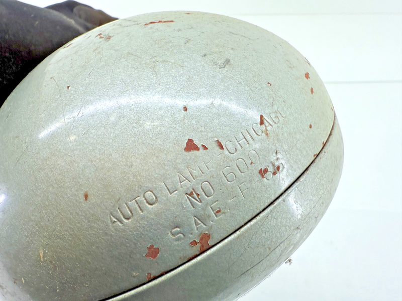 Vintage PAIR AUTO LAMP Model 10 / 600 Fog Lamp Driving Light HOT RAT ROD C37-10