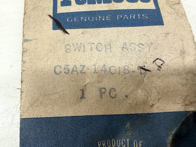NOS 1966 - 1971 FORD TBIRD GALAXIE LINCOLN DOOR AJAR LIGHT SWITCH C5AZ-14018-D