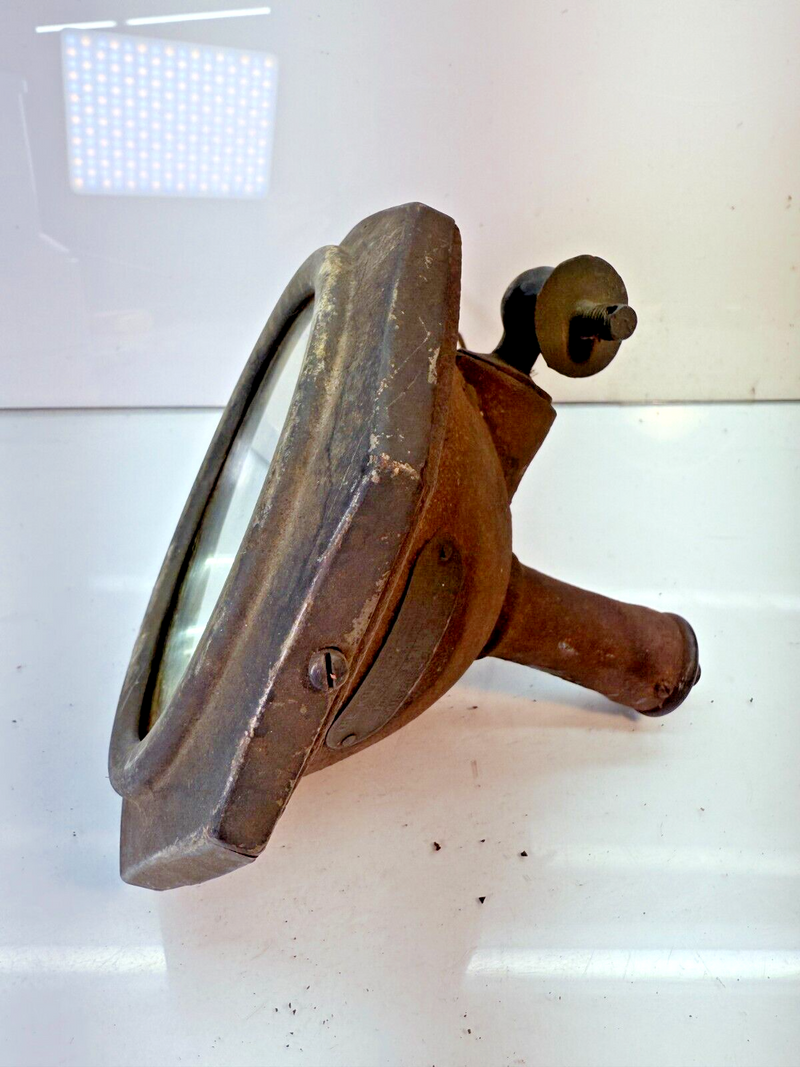 VINTAGE OLD CAR Kilbourn-Sauer Search SpotLight & Mirror 15048 Pre-1920's B58-3