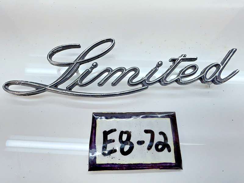 Used OEM 1969 Buick "Limited" Emblem with Pins GM E8-72