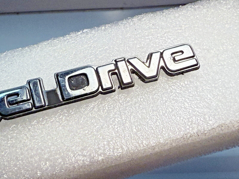 OEM AMC JEEP 4 Wheel Drive Chrome EMBLEM Nameplate 3738263 B32-88