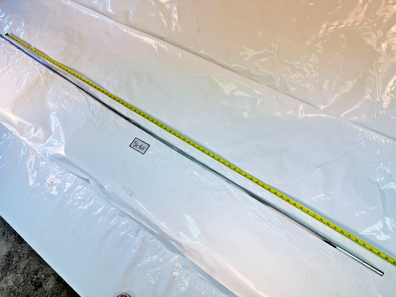 OEM 1960 IMPALA CONVERTIBLE 2 DOOR Quarter PAINT DIVIDER TRIM MOULDING LH S1-50