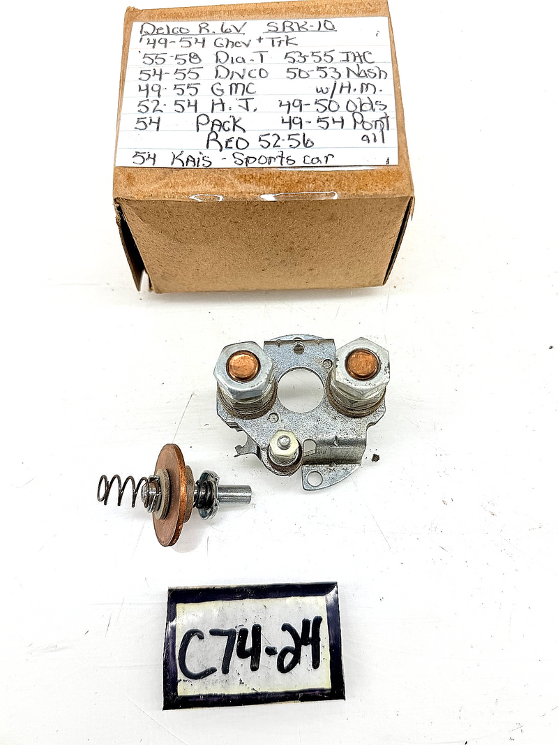 NOS 1949 - 1956 CHEVROLET GMC INTERNATIONAL SOLENOID REPAIR KIT SRK-10 C74-24
