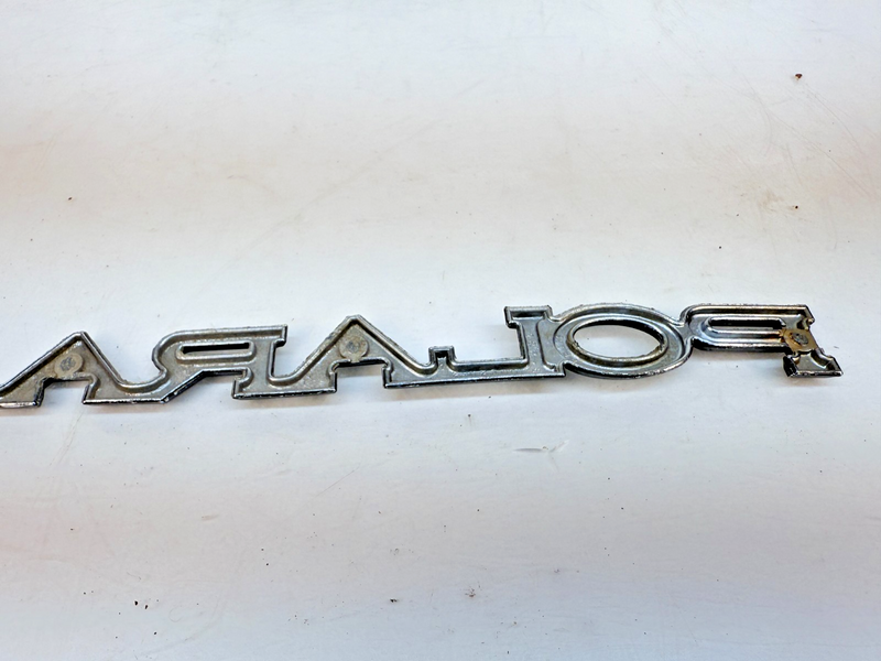 OEM 1969 1970 1971 Dodge Polara Fender Emblem Script Badge Mopar 2902300 E7-17