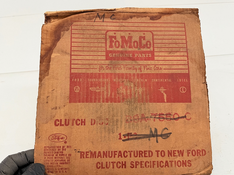 NOS OEM 1958 Ford Galaxie Fairlane Clutch Disc Assembly FoMoCo B8A-7550-C C59-17