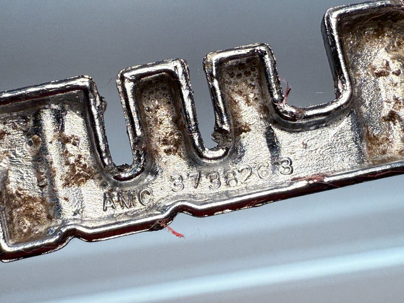 OEM AMC JEEP 4 Wheel Drive Chrome EMBLEM Nameplate 3738263 B32-88