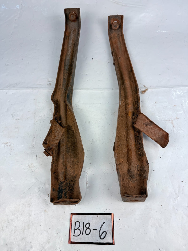 OEM 1960 Chevy Impala Rear Bumper Brackets PAIR 60 B18-6