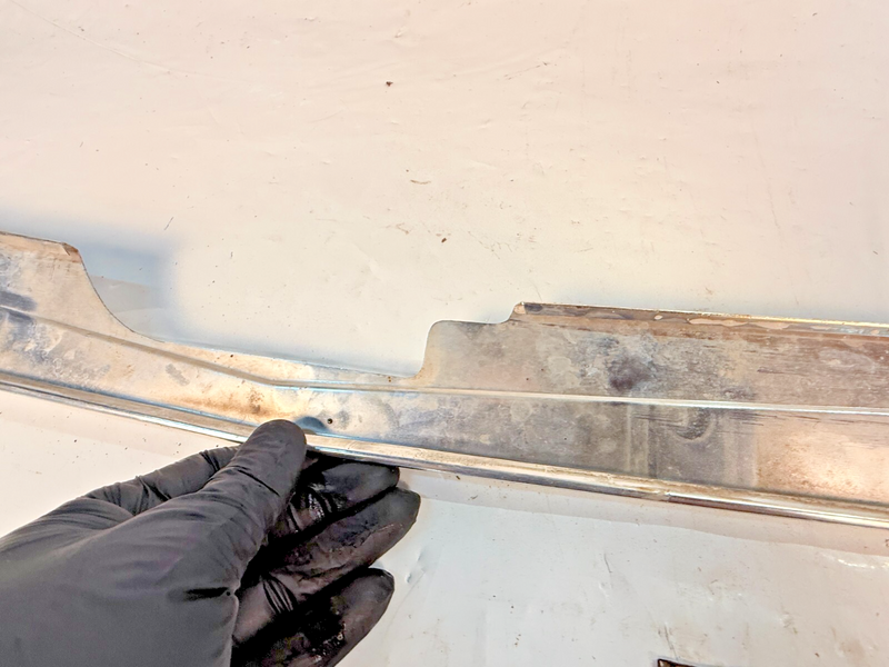 RARE OEM 1964 Ford Fairlane 500 Front Bumper Filler Panel TRIM MOULDING S1-69