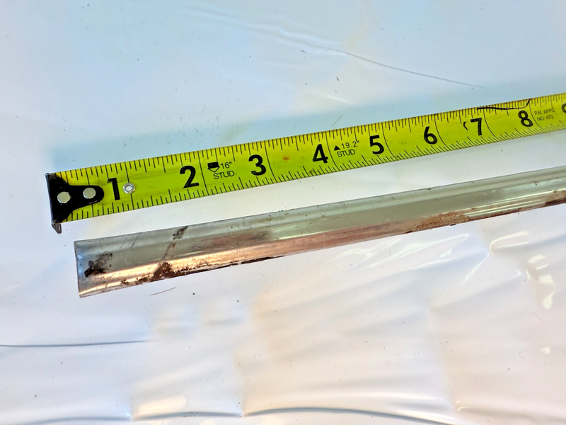 OEM 1960 IMPALA CONVERTIBLE 2 DOOR Quarter PAINT DIVIDER TRIM MOULDING LH S1-50