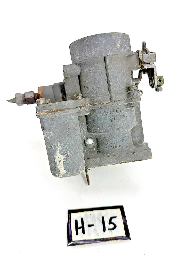 Carter YF 0-722 Carburetor Main Body & Bowl Assembly Nash 6 Cyl 876S 877S H-15