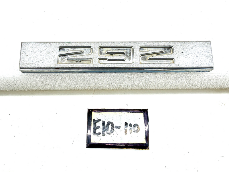 OEM 1969 - 1972 CHEVY C10 TRUCK 292 FENDER EMBLEM GM 3950926 E10-110