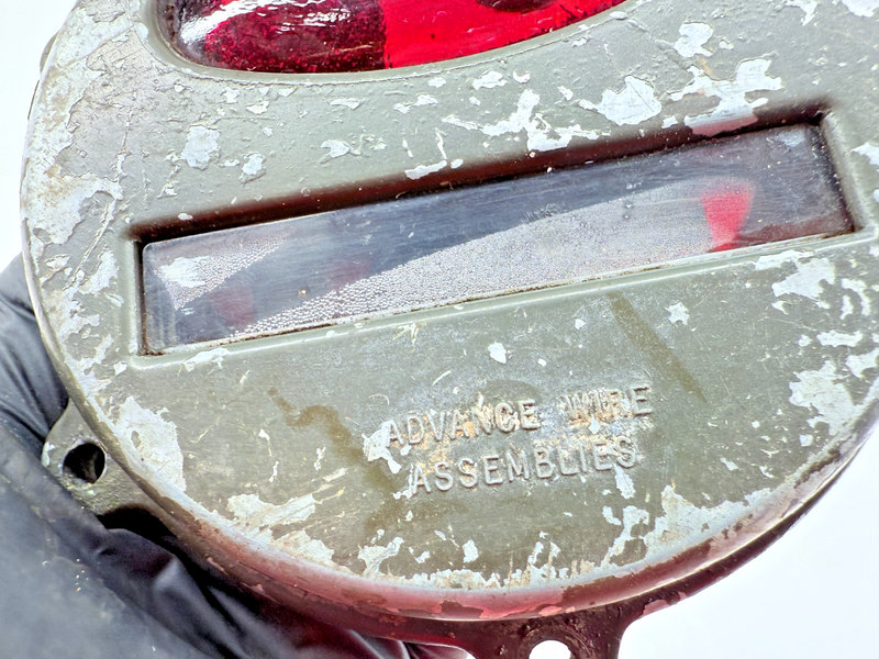 OEM WWII ADVANCE Military Blackout Tail Light Willys MB Ford GPW Harley C43-7