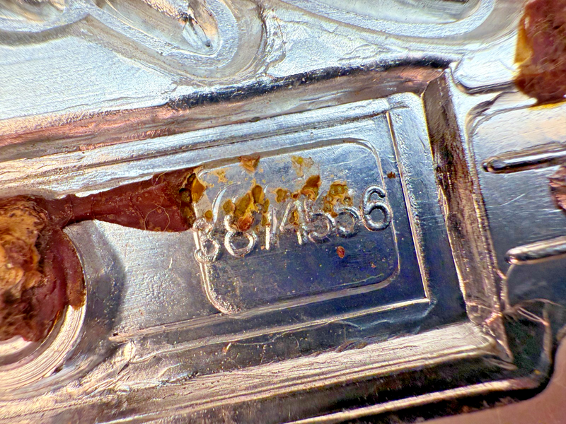 OEM 1966 CHEVROLET ORIGINAL ALUMINUM Grill EMBLEM Impala Caprice 3874556 E7-14