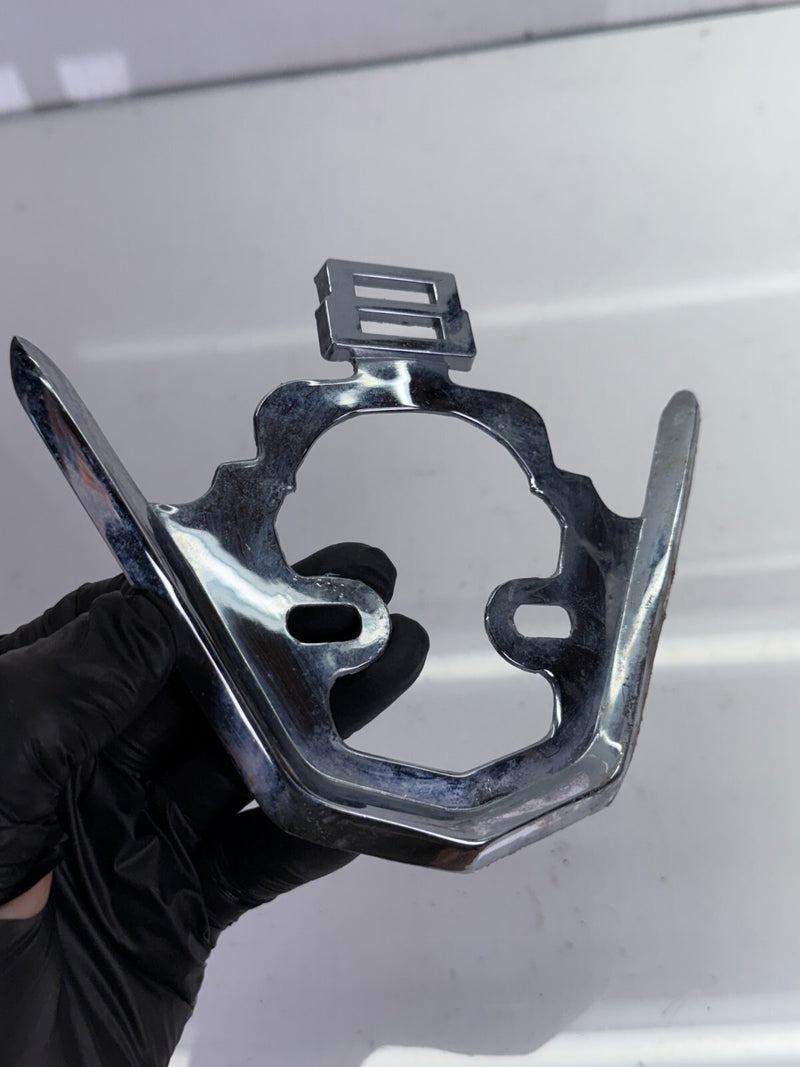 Vtg 1950s 1952 Ford Super V8 Rear Emblem Ornament Chromed Denton Hassell B51-12