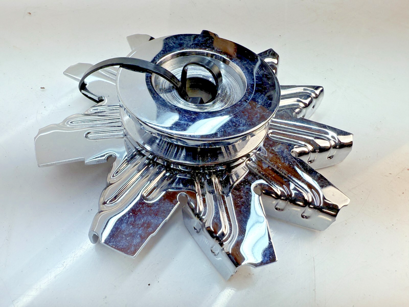 PULLEY & FAN CHROME DELCO 10SI 12SI 15SI ALTERNATOR CHEVROLET BUICK FORD B69-27