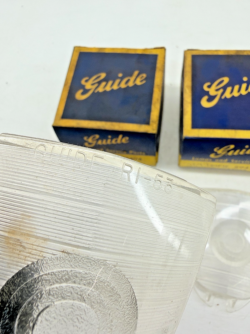 NOS 1953 Chevrolet Bel Air 150 210 Backup Light Lens Pair 5943404 C71-16