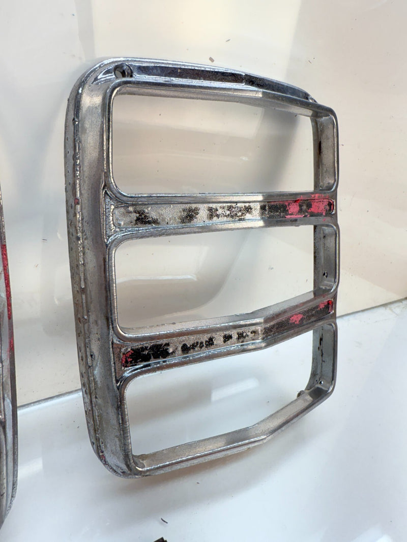 OEM Pair  1964 - 1966 Ford Mustang Tail Light Bezel LH RH C4ZB-13449-B 65 B66-34