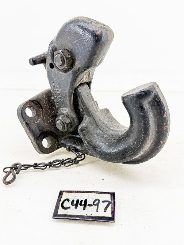 OEM WILLYS MB GPW JEEP G503 MILITARY PINTLE HOOK w CHAIN 7073213 C44-97