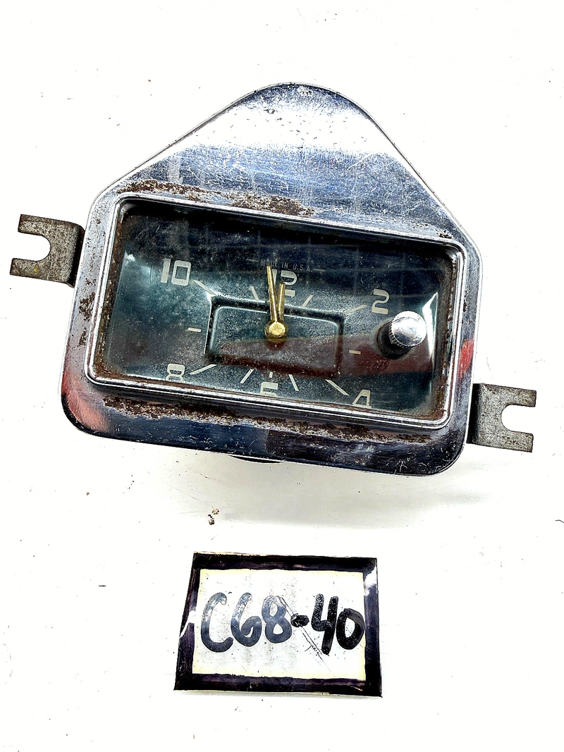 RARE Vintage Original 1949 1950 Dodge Plymouth Dash Clock C68-40