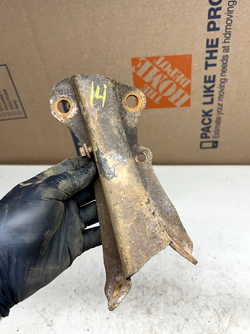 1960 Impala Belair Biscayne Sedan LH Front Center Bar-Bumper Bracket 60 B24-14
