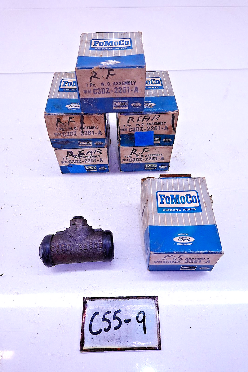 NOS 1960 - 64 FORD FALCON MUSTANG MERCURY COMET REAR BRAKE CYLINDER C3DZ-2261-A