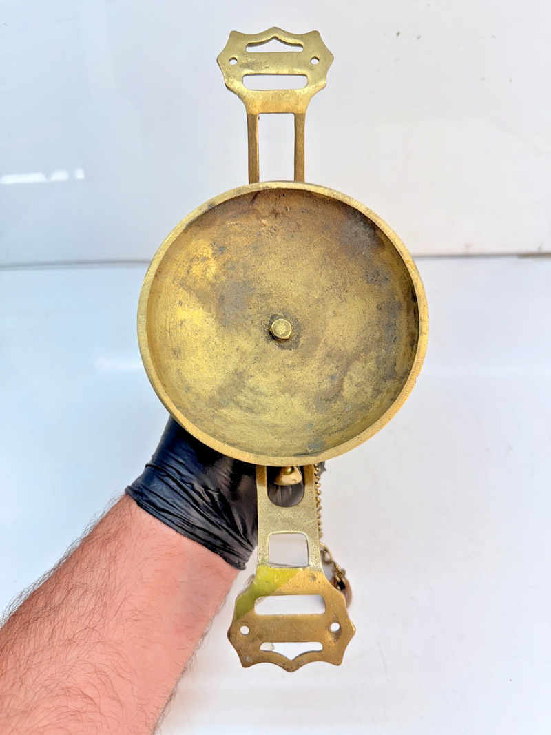 Vintage San Francisco Cable Car SFC Co Solid Brass Trolley Bell Door Knocker B68