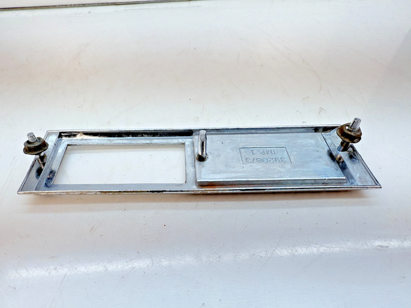 1968 1969 Chevy Impala 307 Emblem Chevrolet Fog Light Frame 3920873 E6-31