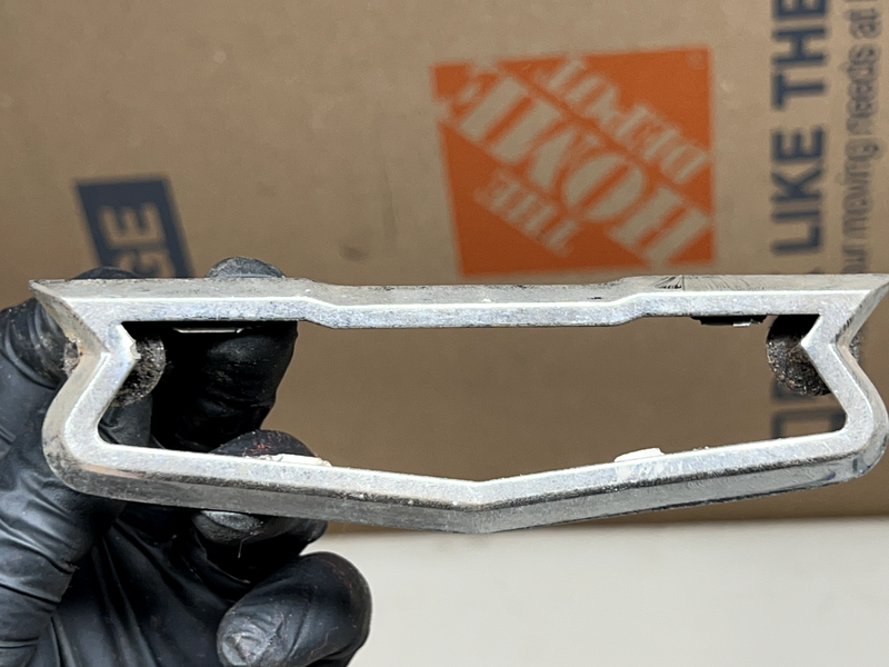 OEM 1960 Chevrolet Impala Chrome Trunk Emblem Trim V8 60 B24-14