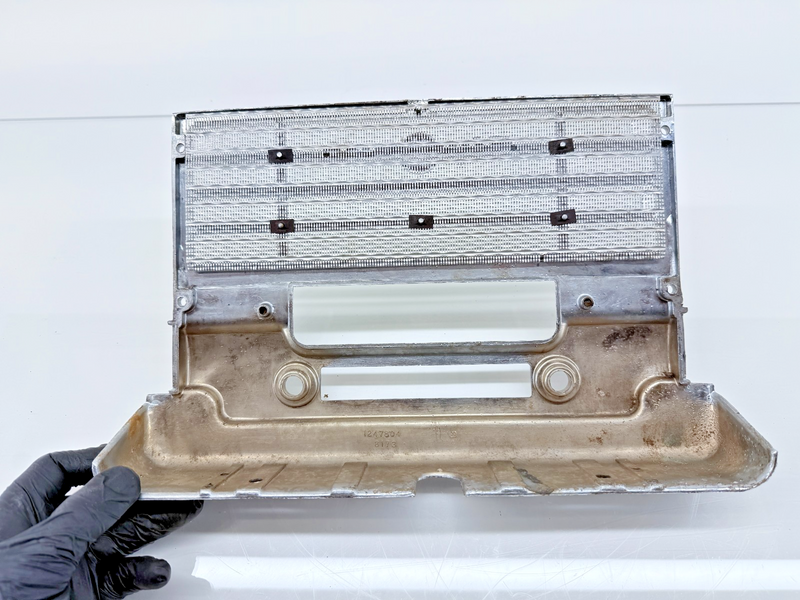 Vintage RARE OEM Mopar Plymouth CHROME RADIO BEZEL with BUTTONS & KNOBS C32-9