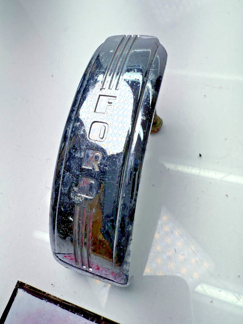 OEM 1941 Ford Center Dash Chrome Script Trim Logo 11A-7004402 41 B32-120