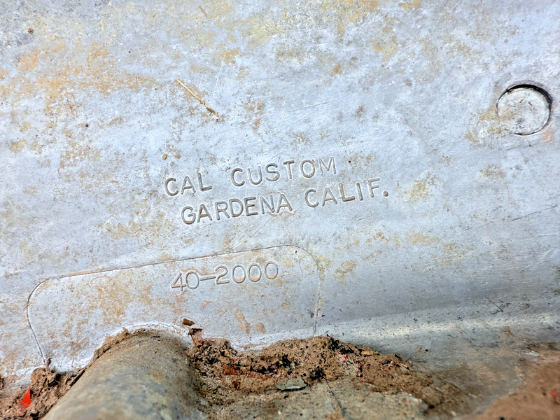 CAL CUSTOM FINNED ALUMINUM VALVE COVERS  283 327 SBC CHEVY 40-2000 U5B-21