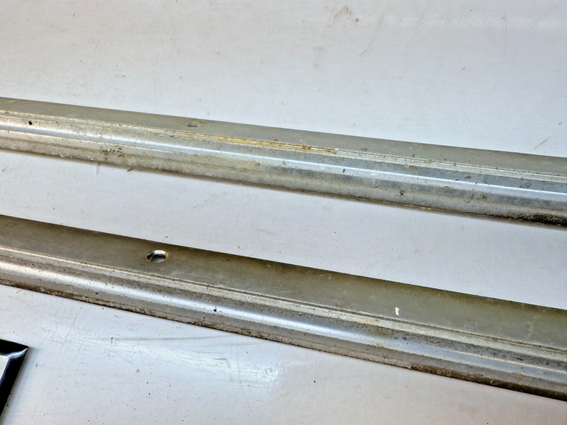 Nice ORIGINAL 1971 Olds Cutlass S 442 PAIR Hood Opening Molding 406858 C28-7
