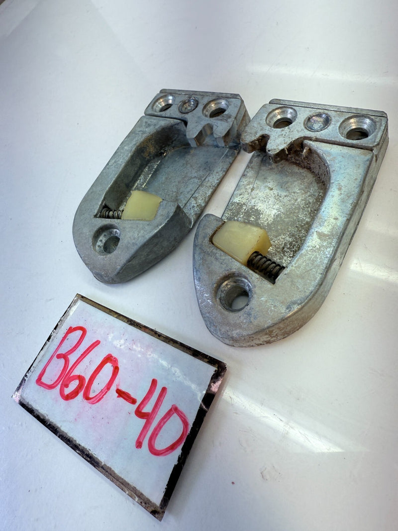 OEM 1955 - 1961 Chevy Corvette Impala Pair Door Striker Plate 57 58 59 60 B60-40