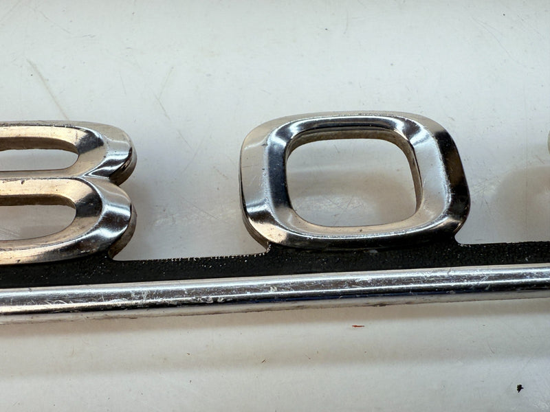 OEM Mercedes Benz 300D W116 W123 Rear Trunk Lid “300 D” Badge Emblem Logo E5-28