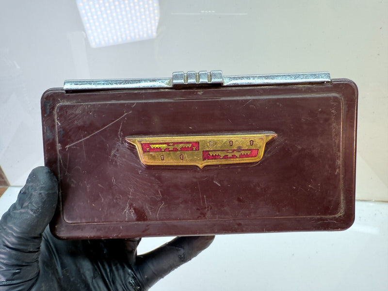OEM 1950 DeSoto Bakelite Rear Seat Ashtray Assembly Ash Tray 50 51 C23-10