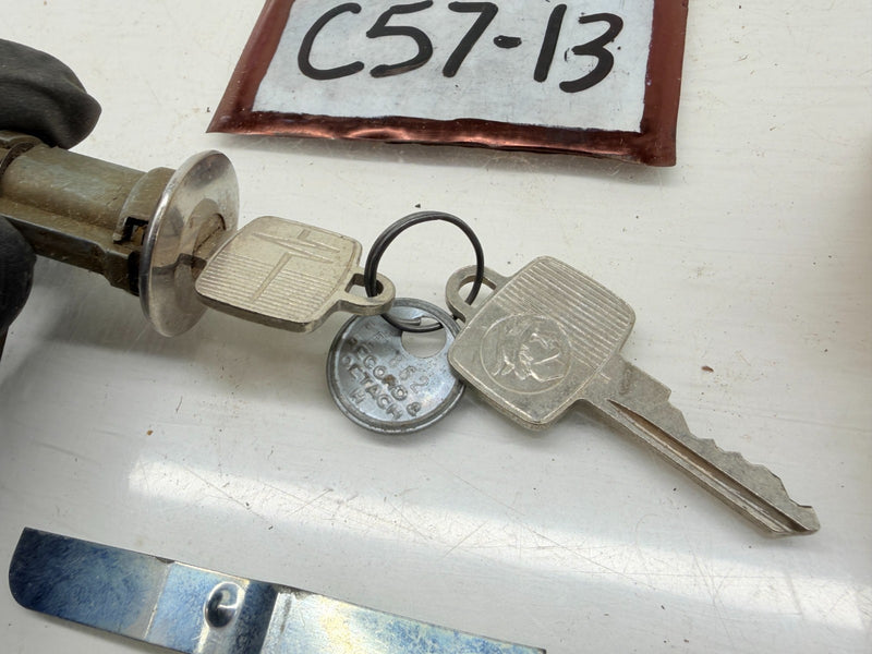 NOS 1962 - 1977 Mercury Comet Galaxie Mustang Door Lock Key Cylinder 1965 C57-13