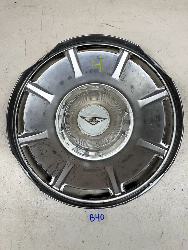 OEM Genuine 1966 Chevy Corvair Corsa 13" Hubcap Wheel Covers 66 B40-4