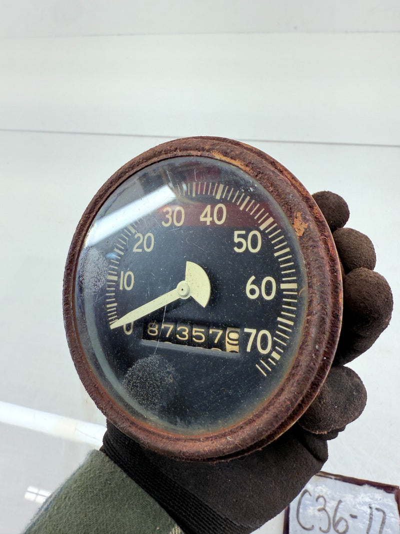 OEM Willys Jeep CJ2A CJ3A CJ3B GPW MB Speedo Speedometer KS 40904AN C36-17