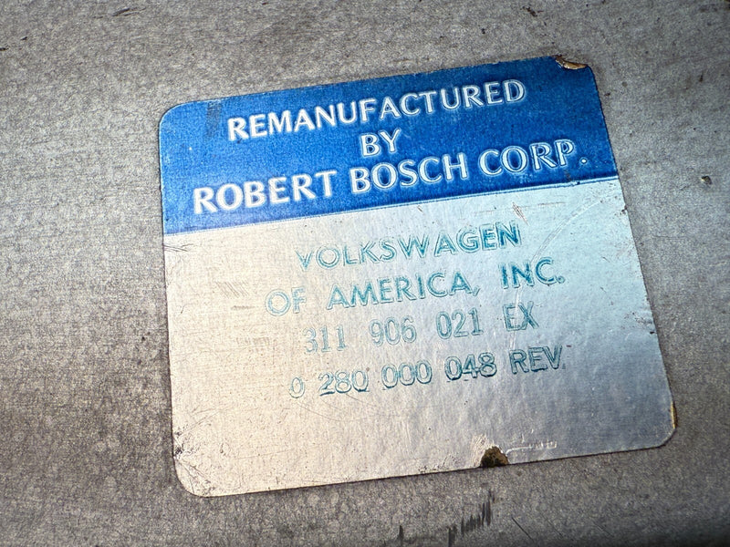 OEM BOSCH 0 280 000 048 ECU ECM Volkswagen Type 3 311906021E C6-13